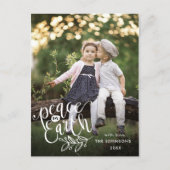 Carte Postale Piece on Earth PHOTO Noël Fêtes de voeux (Devant)