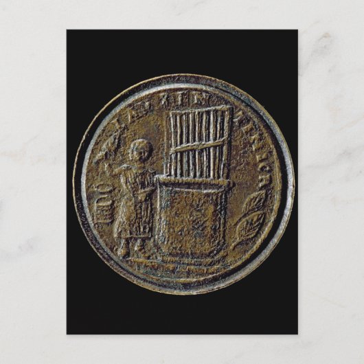 Carte Postale Pièce romaine représentant un orgue (Devant)