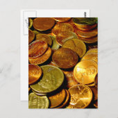 Carte Postale Pièces (Devant / Derrière)