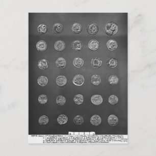 Carte Postale Pièces byzantines et romaines, 04-10e siècle