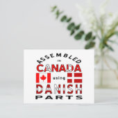 Carte Postale Pièces canadiennes danoises (Debout devant)