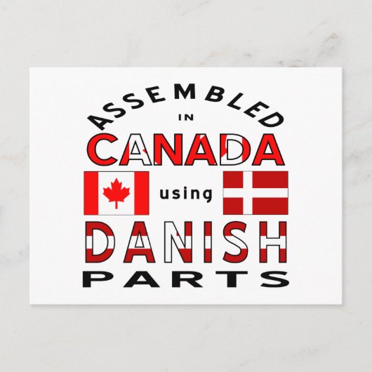 Carte Postale Pièces canadiennes danoises (Devant)