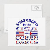 Carte Postale Pièces Cubaines (Devant / Derrière)