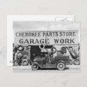 Carte Postale Pièces d'auto Cherokee : 1936 (Devant / Derrière)