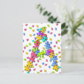 Carte Postale Pièces de puzzle - A (Debout devant)