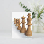 Carte Postale Pièces d'échecs (Debout devant)