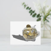 Carte Postale Pièces d'or PiggyBank102410 (Debout devant)