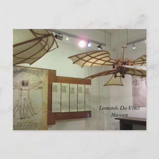 Carte Postale Pièces du Musée Léonard de Vinci (Devant)