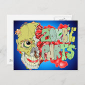 Carte Postale Pièces Zombie (Devant / Derrière)
