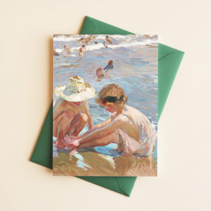 Carte Postale Pied blessé Joaquín Sorolla Impressionniste espagn