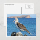 Carte Postale pied bleu (Devant / Derrière)