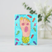 Carte Postale Pied dansant (Debout devant)