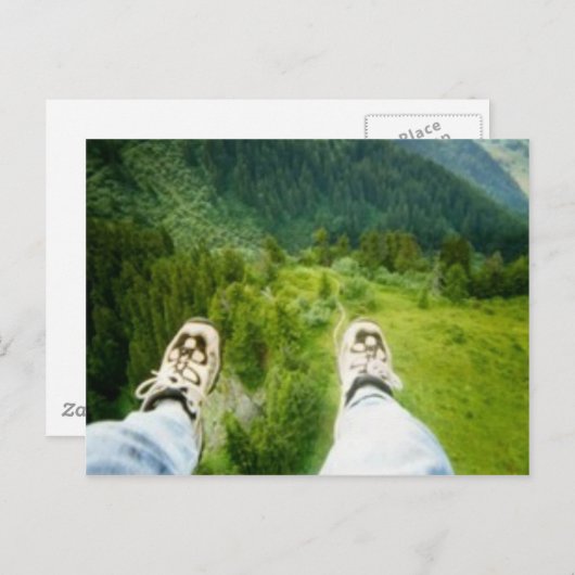 Carte Postale Pied premier (Devant / Derrière)