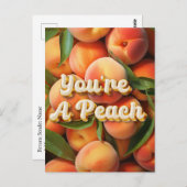 Carte Postale Pied Vous Êtes Une Pêche (Devant / Derrière)