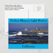 Carte postale Piedras Blancas Light (Devant / Derrière)