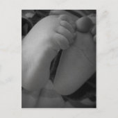 Carte Postale Pieds bébé (Devant)