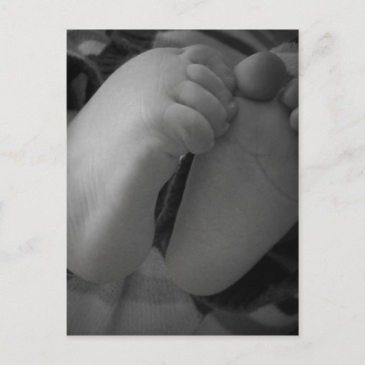 Carte Postale Pieds bébé (Devant)
