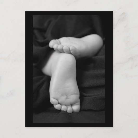 Carte postale Pieds bébé (Devant)