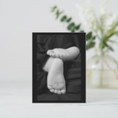 Carte postale Pieds bébé (Debout devant)