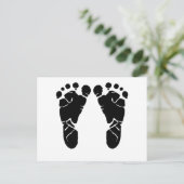 Carte Postale Pieds bébé (Debout devant)