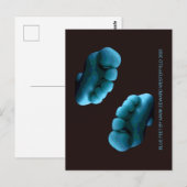 CARTE POSTALE PIEDS BLEUS PAR MARK EDWARD WESTERFIELD 2020 (Devant / Derrière)
