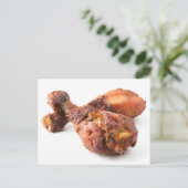 Carte Postale Pieds de poulet rôtis (Debout devant)