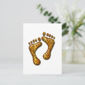 Carte Postale Pieds de tigre (Debout devant)