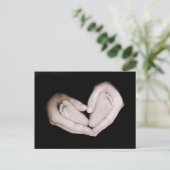 Carte Postale Pieds du coeur (Debout devant)