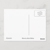 Carte Postale Pieds du coeur (Dos)