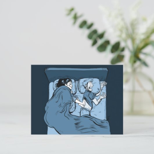 Carte Postale Pieds froids (Debout devant)