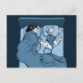 Carte Postale Pieds froids (Devant)