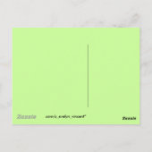 Carte Postale Piège de mouche de Vénus (Dos)