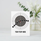 Carte Postale Pièges à balles de mitrailleuse sur la cible de ti (Debout devant)