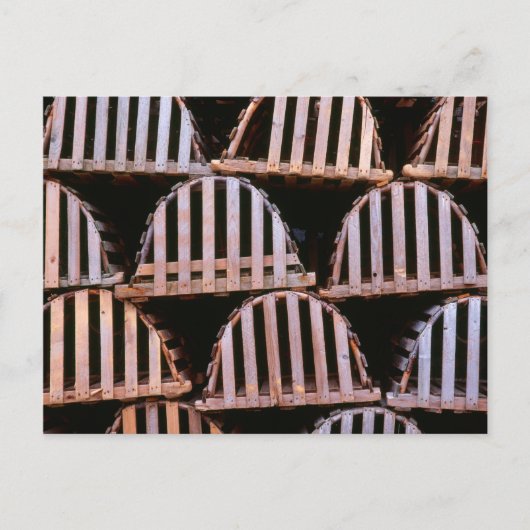 Carte Postale Pièges en bois de homard Horizontal (Devant)