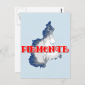 Carte Postale Piémont (Devant / Derrière)