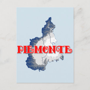 Carte Postale Piémont