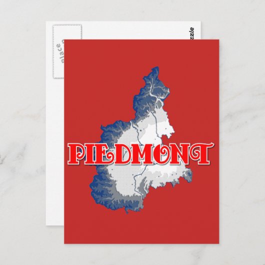 Carte Postale Piémont (Devant / Derrière)