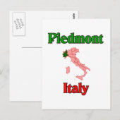 Carte Postale Piémont Italie (Devant / Derrière)