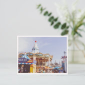 Carte Postale Pier 39 Fisherman's Wharf Carousel Downtown View (Debout devant)