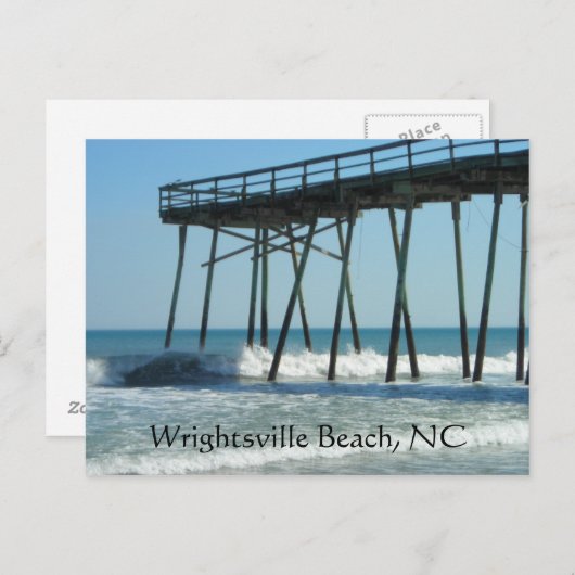 Carte Postale Pier and Waves (Devant / Derrière)