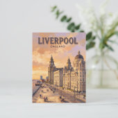 Carte Postale Pier Head Angleterre (Debout devant)