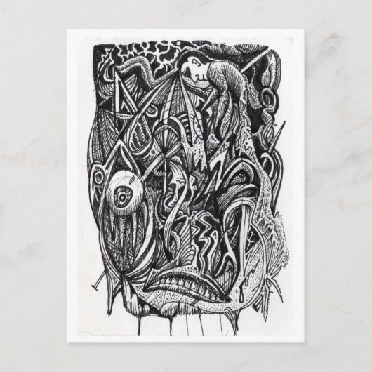 Carte Postale Pierced, par Brian Benson (Devant)