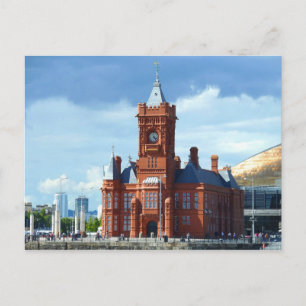 Carte Postale Pierhead Building, Cardiff, Pays de Galles, Royaum