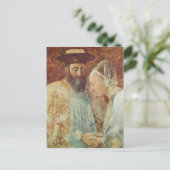 Carte Postale Piero Francesca : Rencontre de la reine Sheba King (Debout devant)