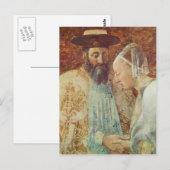 Carte Postale Piero Francesca : Rencontre de la reine Sheba King (Devant / Derrière)