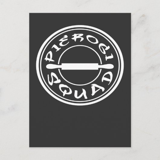 Carte Postale Pierogi Squad Cuisine polonaise (Devant)