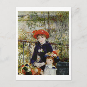 Carte Postale Pierre A Renoir   Deux Soeurs, ou Sur La Terrasse