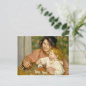Carte Postale Pierre A Renoir | Enfant avec jouets (Debout devant)