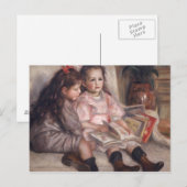 Carte Postale Pierre A Renoir | Enfants De Martial Caillebotte (Devant / Derrière)