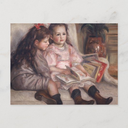 Carte Postale Pierre A Renoir | Enfants De Martial Caillebotte (Devant)